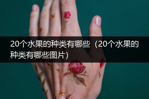 20个水果的种类有哪些（20个水果的种类有哪些图片）