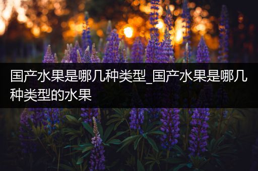 国产水果是哪几种类型_国产水果是哪几种类型的水果